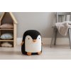 PUFKA PINGVÍN ČIERNA 28 x 34 CM *8823