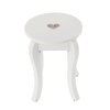 MALÝ KOZMETICKÝ TOALETNÝ STOLÍK BIELY SO ZRKADLOM + TABURETKA *2657