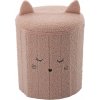 SKLADACIA TABURETKA S ÚLOŽNÝM PRIESTOROM 28 x 28 x 34 CM RUŽOVÁ *4236