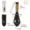 MULTIFUNKČNÁ LOPATKA 26 CM 6 V 1 *1531