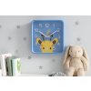 DETSKÉ NÁSTENNÉ HODINY ŠTVORCOVÉ 20,2 x 20,2 x 3,5 CM MIX 4 VZOROV *4603