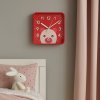 DETSKÉ NÁSTENNÉ HODINY ŠTVORCOVÉ 20,2 x 20,2 x 3,5 CM MIX 4 VZOROV *4603