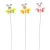 OZDOBÁ NA TYČ DO KŔMITKA/ZÁHRADY - MOTÝĽ 10 x 60 CM *4828