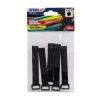 Suchý zips na káble 12 × 150 mm, čierny, 5 ks DED-11RC12151