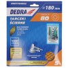 Brúsne kotúče Anti-clog 180mm, #80, suchý zips, balenie 5ks, DEDRA DED7764R02