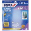 Antiblokovacie brúsne kotúče 225mm, #320, suchý zips, sada 5ks, DEDRA DED7749R09