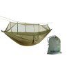Hamak s moskytiérou 330 × 140 cm, zelený DED-N1039