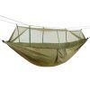 Hamak s moskytiérou 330 × 140 cm, zelený DED-N1039
