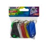 Závesy na kľúče DEDRA M311.1051, 12 ks, mix farieb