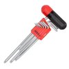 Sada TORX kľúčov DEDRA 0654, CrV, 9 ks