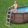 Bezpečnostná rebríková drabinka na bazén 107 cm Bestway 58330