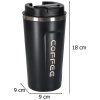Termohrnček s LED displejom a ukazovateľom teploty 500 ml, čierny ik-KX2936