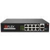 EI-H1108PL - Switch PoE 8 +2, nezávislý, 10/100Mb/s, 120W - EIFLEX