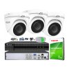Sada na monitorovanie TurboHD, 3 kamery 2Mpx, rekordér 4ch - HiLook od Hikvision