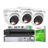 Súprava na monitoring TurboHD, 3 vonkajšie kamery Hybrid Light 2Mpx, 4-kanálový rekordér - HiLook od Hikvision