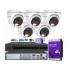 Súprava na monitoring TurboHD, 5 hybridných kamier Light 5Mpx, 8-kanálový rekordér - HiLook od Hikvision