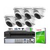 Sada na monitoring TurboHD, 6 kamier 2Mpx, 8-kanálový rekordér - HiLook od Hikvision