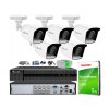 Súprava na monitoring TurboHD, 5 kamier 2Mpx, 8-kanálový rekordér - HiLook od Hikvision
