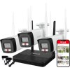 WIFIKIT-B4-4CH + WIFICAM-B4 - WiFi monitorovací set EasyLink, 3x 4Mpx kamera, NVS rekordér - HiLook od Hikvision