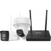 WIFIKIT-BT4-4CH - Sada na monitorovanie WiFi EasyLink, 2x Kamera 4Mpx, Nahrávač NVS - HiLook od Hikvision