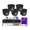 Sada na IP monitoring 5MP 5 kamier IPCAM-T5 BLACK, 8-kanálový rekordér s PoE, MD 2.0 - HiLook od Hikvision