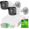 Sada na IP monitoring Full HD, 2 kamery IPCAM-B2 IR30m, 4-kanálový PoE rekordér - HiLook od Hikvision
