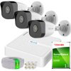 Sada na IP monitoring Full HD, 3 Kamery IPCAM-B2 IR30m, 4-kanálový PoE rekordér - HiLook od Hikvision