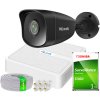 Súprava na IP monitoring 5Mpx HiLook od Hikvision, Kamera IPCAM-B5 ČIERNA, Nahrávač 4ch 4xPoE