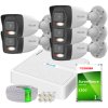 Súprava na IP monitoring Full HD, 5 kamier IPCAM-B2-30DL, Hybrid Light, 8-kanálový PoE rekordér, MD 2.0 - HiLook od Hikvision