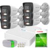 Sada pre IP monitoring Full HD, 6 kamier IPCAM-B2-30DL, Hybrid Light, Nahrávač 8ch PoE, MD 2.0 - HiLook by Hikvision