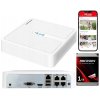 NVR-104H-D/4P-1TB - IP rekordér 4-kanálový s 1TB diskom, 4x PoE, do 6Mpx - Hilook od Hikvision