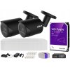 Sada na IP Monitoring 4Mpx, IR30m, 2 IP kamery, WizSense, 4-kanálový registrátor, PoE switch - Dahua