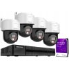 Súprava na monitorovanie IP 4Mpx s 4 otočnými kamerami PTZ-N4MP-P, Smart Hybrid Light - HiLook od Hikvision
