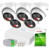 Sada na IP monitoring Full HD, 5 kamier IPCAM-T2-30DL, Hybrid Light, 8-kanálový PoE rekordér, MD 2.0 - HiLook od Hikvision