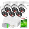 Sada na IP monitoring Full HD, 6 kamier IPCAM-T2-30DL, Hybrid Light, 8-kanálový PoE rekordér, MD 2.0 - HiLook od Hikvision