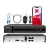 Súprava na IP monitoring 4Mpx, 1 IP kamera, 4-kanálový PoE rekordér - HiLook by Hikvision