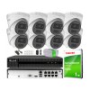 Súprava na monitorovanie IP 4Mpx, 8 IP kamier, 8-kanálový PoE rekordér - HiLook od Hikvision