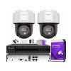 Sada na IP monitoring 4Mpx, 2 otočné kamery PTZ-N4MP-P, Smart Hybrid Light, 4-kanálový PoE rekordér - HiLook od Hikvision