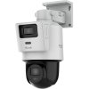 PTZ-N2D400M-DE/14 - IP otočná kamera TandemVu 4Mpx+4Mpx, 2.8mm + 8mm, Smart Hybrid Light - HiLook od Hikvision