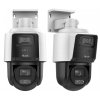 PTZ-D4-PRO - Otočná IP kamera TandemVu 4Mpx+4Mpx, 2.8mm / 2.8-12mm, Smart Hybrid Light, DarkFighter - HiLook od Hikvision