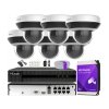 Sada na IP monitoring 4 Mpx, 6 otočných PTZ kamier C4MP, 8-kanálový PoE nahrávač - HiLook od Hikvision