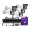 Sada na IP monitoring 6Mpx s 5 kamerami IPCAM-B6-30DL, Hybrid Light, 8-kanálový rekordér s PoE, MD 2.0 - HiLook od Hikvision