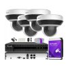 Súprava na IP monitoring 4Mpx, 4 otočné PTZ kamery C4MP, 4-kanálový PoE rekordér - HiLook od Hikvision