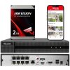 NVR-108MH-C/8P-2TB - IP rekordér 8-kanálový s diskem 2TB, 8x PoE, až 8Mpx, MD 2.0 - Hilook od Hikvision