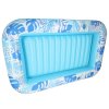 Nafukovací matrac na kúpanie, ležadlo s vankúšom modré