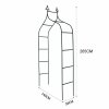 Záhradná pergola LUARO kovový oblúk s jaskyňami pre ruže kvety popínavé rastliny 265 cm