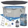 Celoročný panelový nadzemný bazén Bestway Hydrium 366 × 122 cm súprava 13 v 1 J-56574