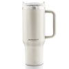 Termohrnček so slamkou 1180 ml krémový J-378804