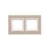 Rámik dvojnásobný betónový Simon 54 nature Svetlý betón/biela