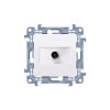 KONTAKT-SIMON zásuvka 1x SAT F modul biela CASFRJ455,01/11